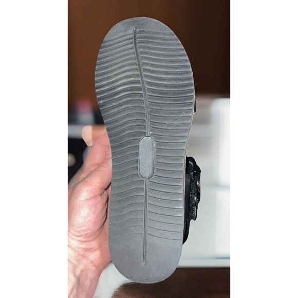 Eurosoft Sandals Women's 9 Lasara Flat Ankle Strap Black Bronze - Picture 9 of 10